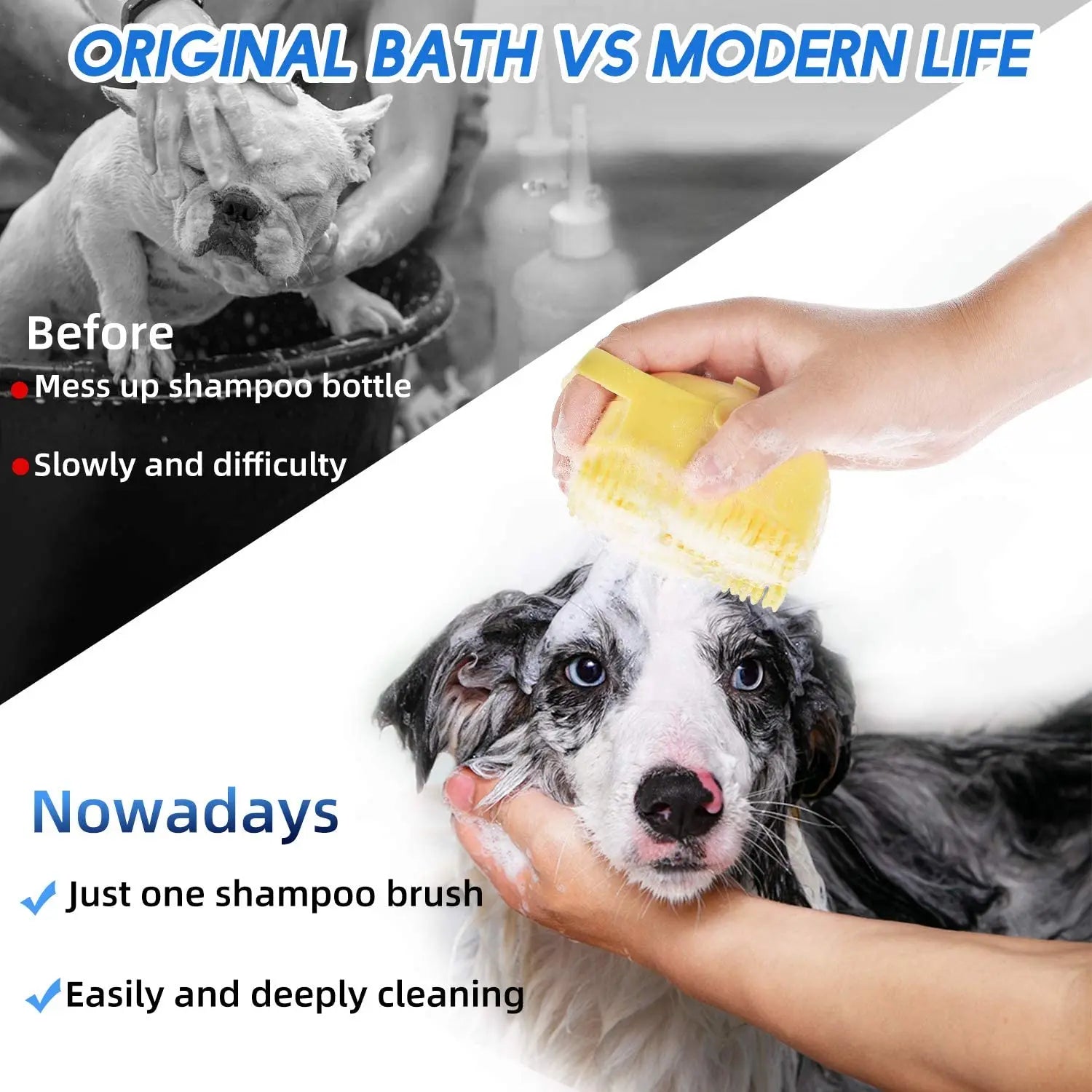 Soft Silicone Pet Bath Brush